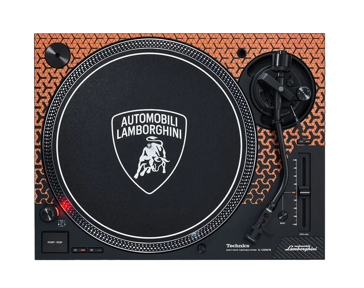 TECHNICS SL-1200M7B GIRADISCHI EDIZIONE SPECIALE LAMBORGHINI LIMITED EDITION
