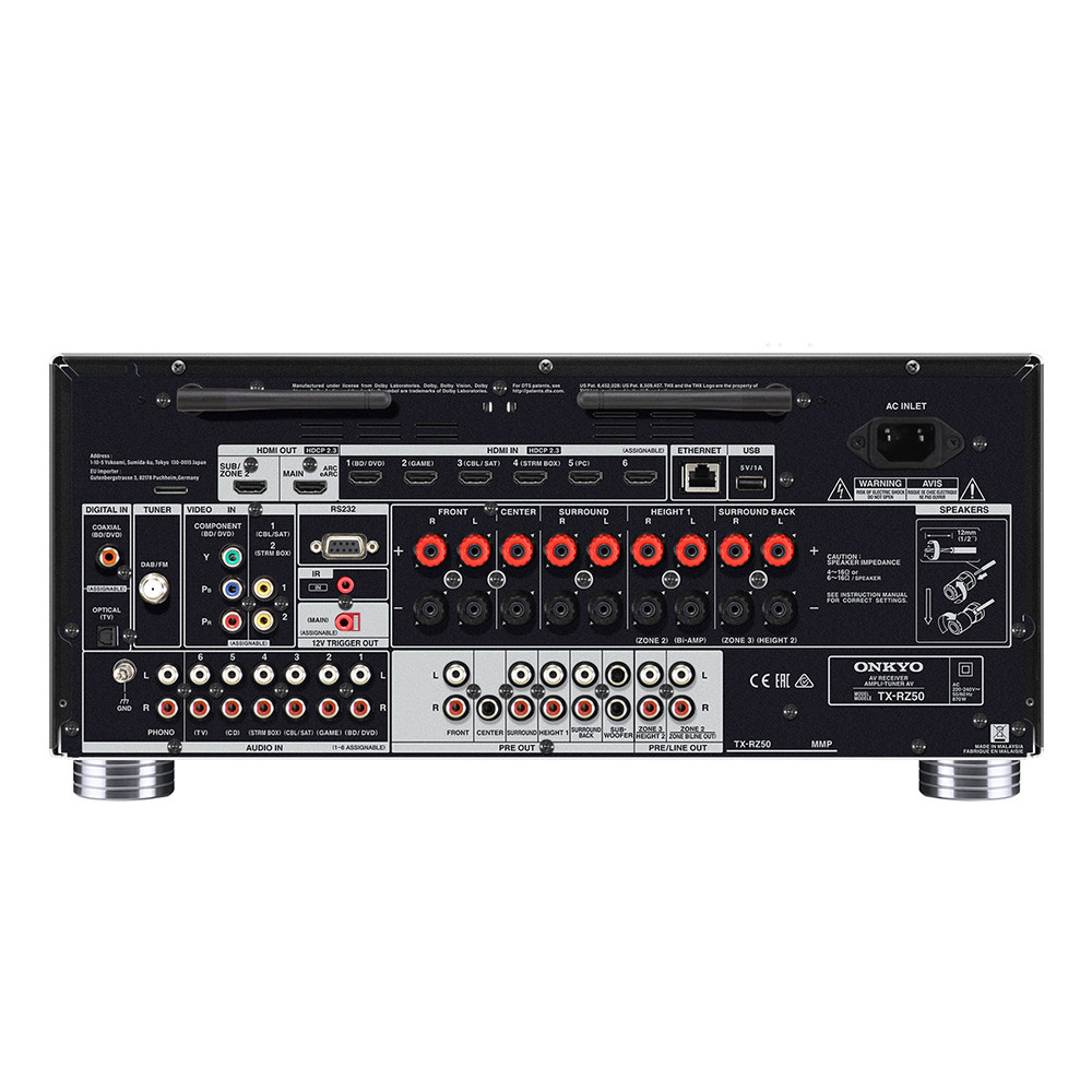 ONKYO TX-RZ50 â€“ SINTOAMPLIFICATORE AV 9.2 CANALI (MODELLO EXDEMO)