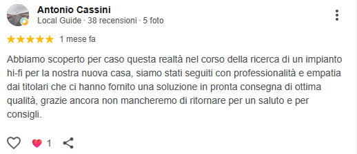 Recensione cliente 5